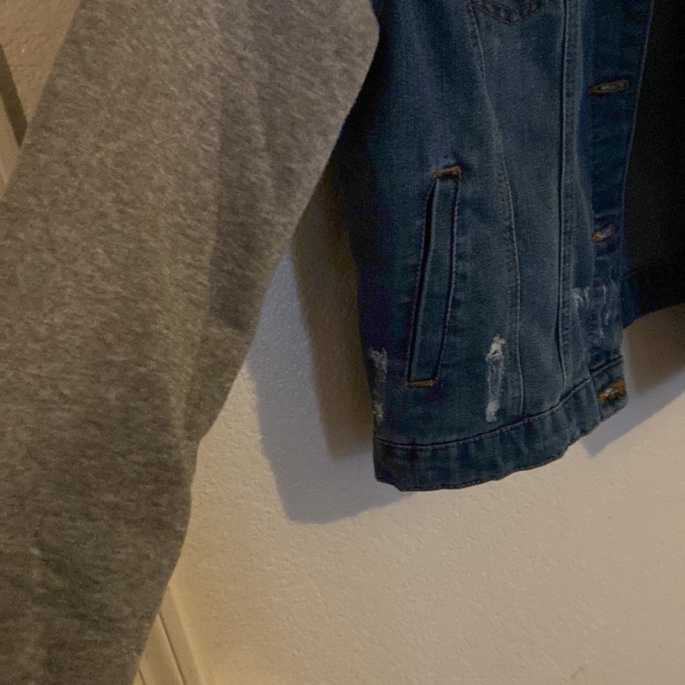 Denim / sweatshirt jacket XL - Picture 8 of 9